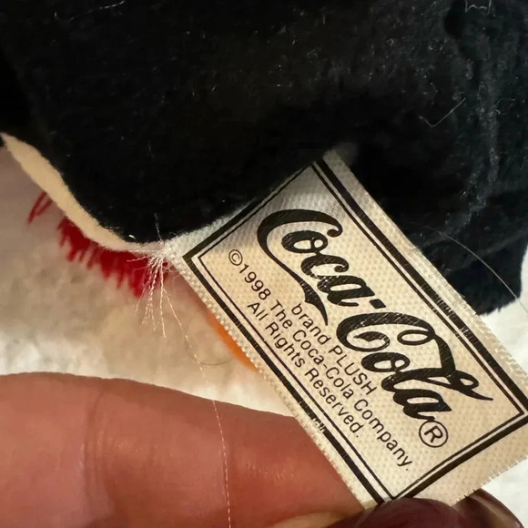 Vintage Coca-Cola Christmas Penguin Stuffed Animal Holiday Decor 90s Collectible - Picture 10 of 10